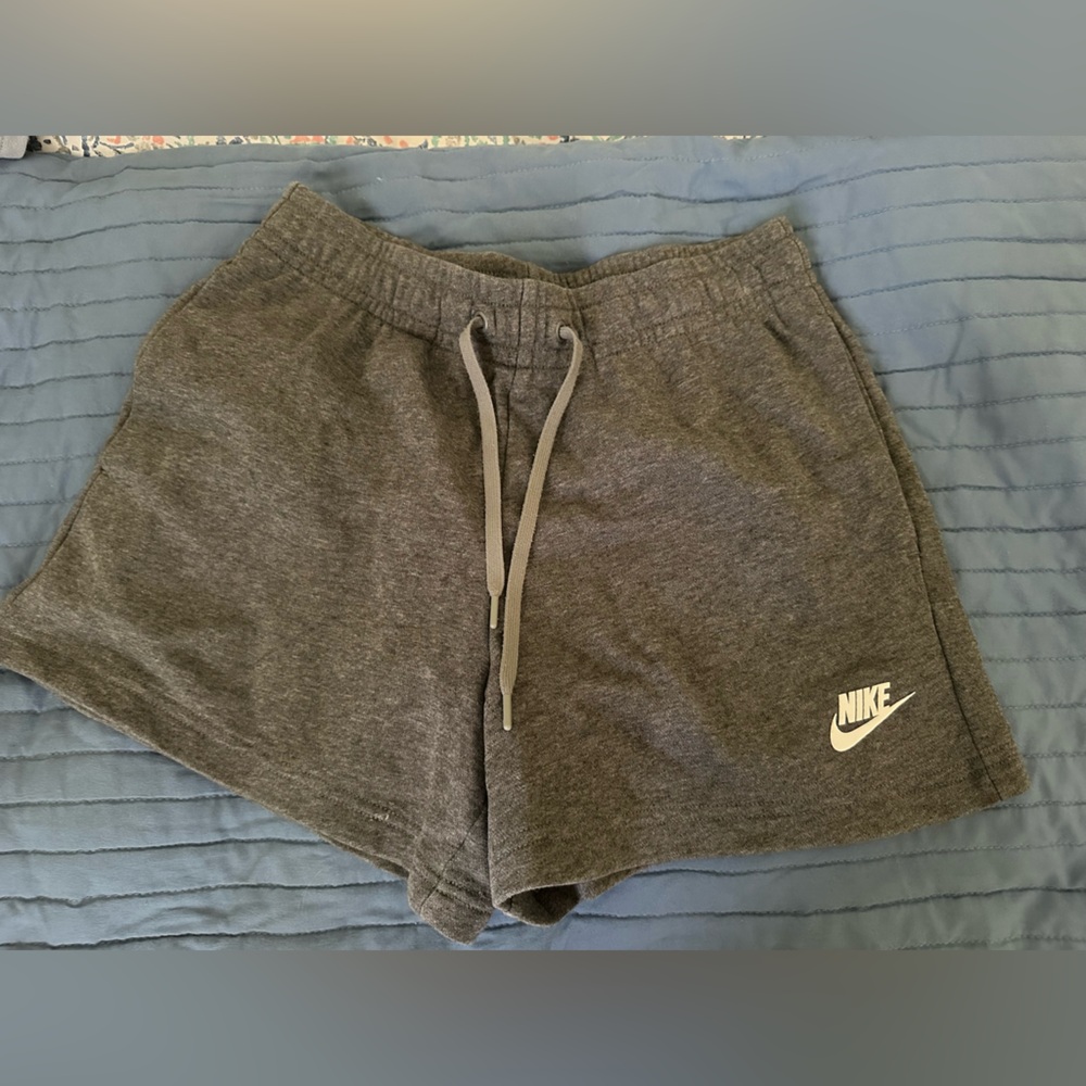 Grey Nike Jogger Shorts